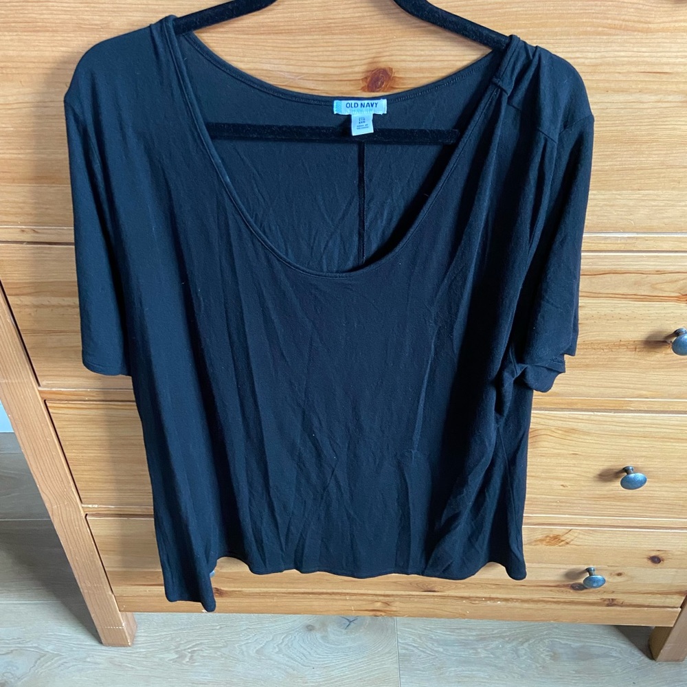 Old Navy Modal /Polyester Short sleeve black Women’s top
